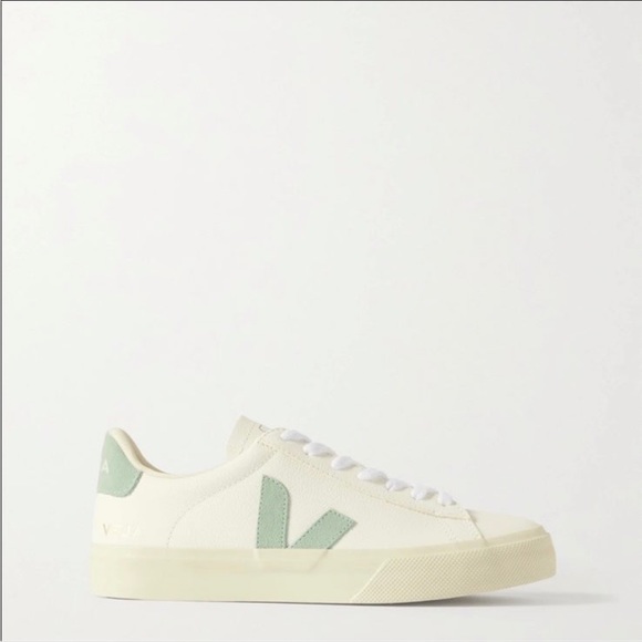 Veja Campo Sneaker Extra White/Matcha Suede size 38EU/7US New in Box - Picture 2 of 8